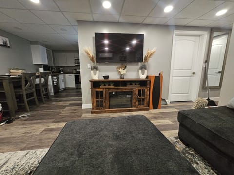 Fireplace and TV in Living Room