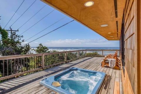 Hot Tub View from Paradise View