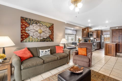 Unwind and recharge in your inviting common area, the perfect space to relax and catch up with loved ones after a long day of exploring and adventure