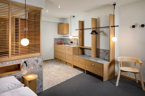 Junior Suite, Kitchenette | Premium bedding, down comforters, minibar, in-room safe