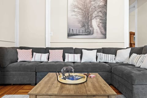 Living Room: Modern elegance meets cozy comfort in the classy living room.