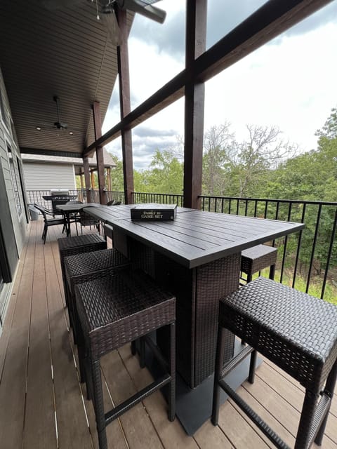 Covered Private Balcony on the Main Level