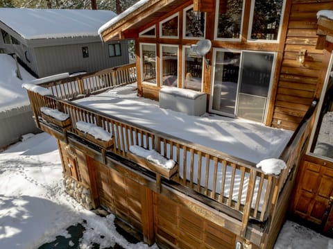 Exterior: Spacious front deck