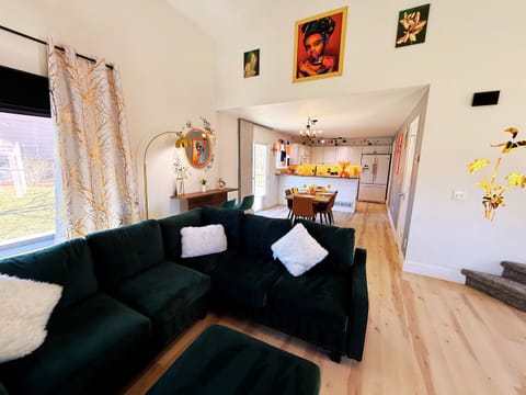 Spacious & stylish living. Relax, unwind, and feel at home!