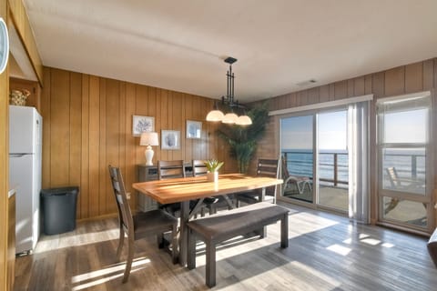 Easy access to the private patio outside