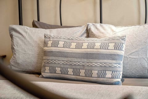 Cozy pillows and bedding for ultimate comfort.