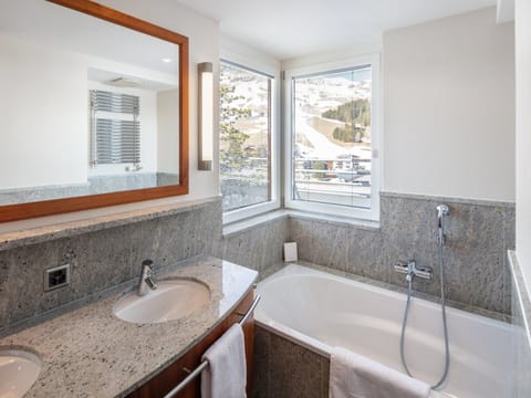 Presidential Suite, Balcony, Mountain View | Bathroom | Free toiletries, hair dryer, towels, soap