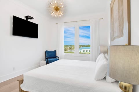 Bedroom 4 has a TV and a private bathroom