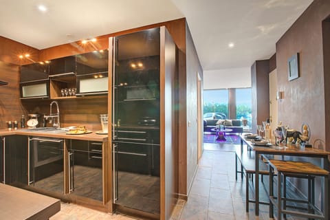 Kitchen and dining area