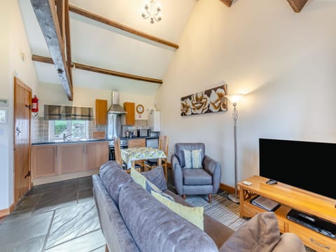 Open plan living space | Eight Byre - Dickinson Place Holiday Cottages, Allonby