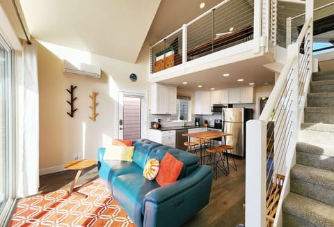 Bright and airy with ocean views from both levels.