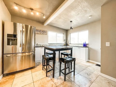 Enjoy your coffee and gaze at the mountains!