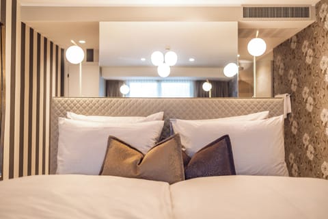 Individually decorated, individually furnished, desk, laptop workspace