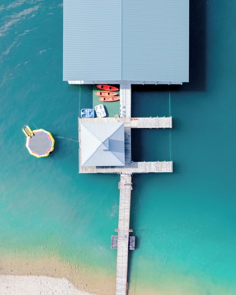 FREE Kayaks with shallow water entry to easily get in and out of kayaks. Great for kids & adults!