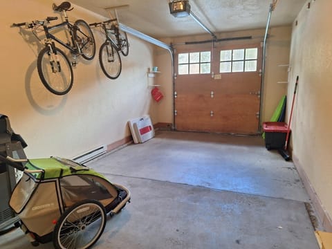 Floor, Indoors, Garage, Bicycle, Transportation