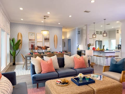 This is the main living room area of the home