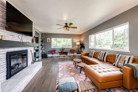 Welcome to our home! We've designed the space for comfort and inspiration.