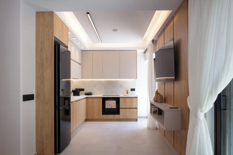 Spacious modern kitchen ideal for preparing meal