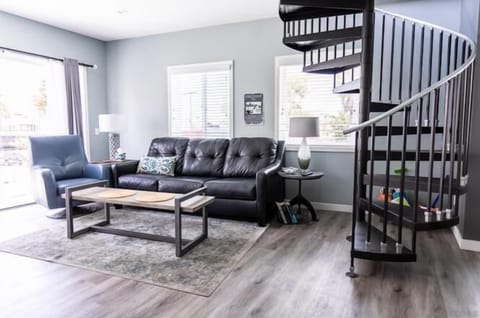 Living room with sleeper sofa