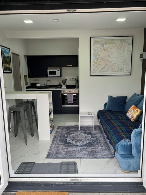 Open plan kitchen/living room