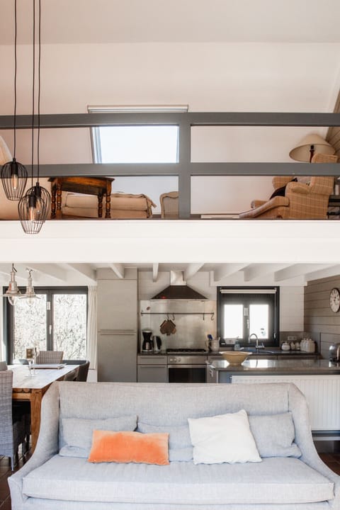 Lounge seating area and living room