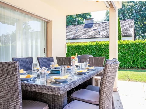 Furniture, Chair, Outdoor Furniture, Table, Interior Design, Kitchen & Dining Room Table, Outdoor Table, Dining Room, Shade, Patio