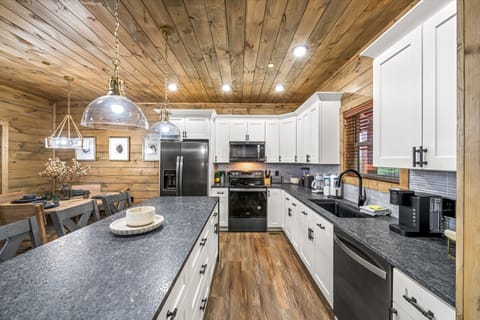 Sleek and modern with a touch of elegance—this fully equipped kitchen is designed for both style and functionality