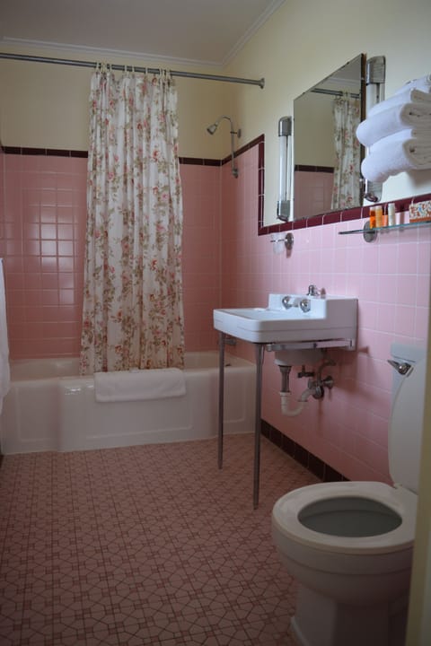 Deluxe Room, 1 King Bed | Bathroom | Shower, free toiletries, towels