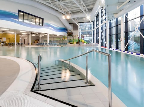 Indoor pool, outdoor pool