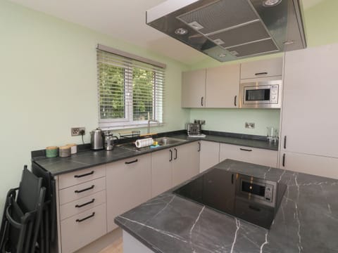 Fridge, dishwasher, electric kettle, toaster