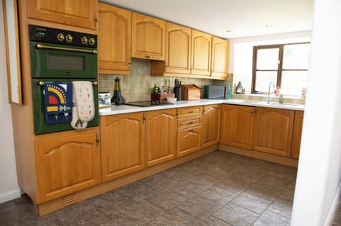 Fridge, dishwasher, electric kettle, toaster