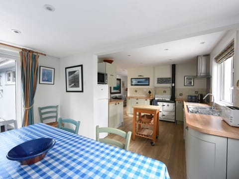 Fridge, dishwasher, electric kettle, toaster