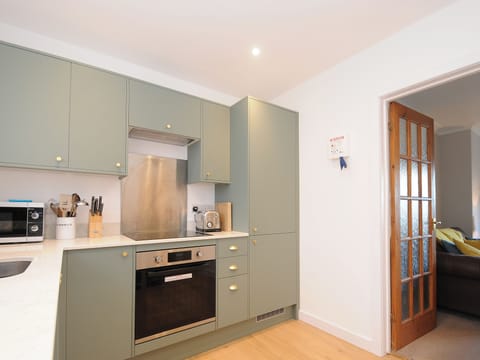 Fridge, dishwasher, electric kettle, toaster