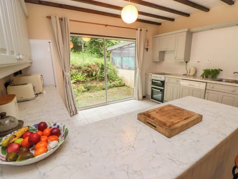 Fridge, dishwasher, electric kettle, toaster