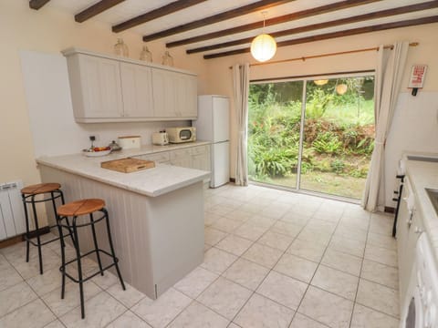 Fridge, dishwasher, electric kettle, toaster