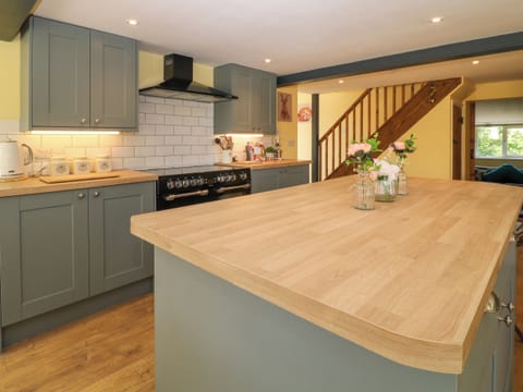 Fridge, dishwasher, electric kettle, toaster