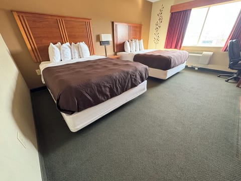 Standard Room, 2 Queen Beds, Non Smoking | Desk, iron/ironing board, free WiFi