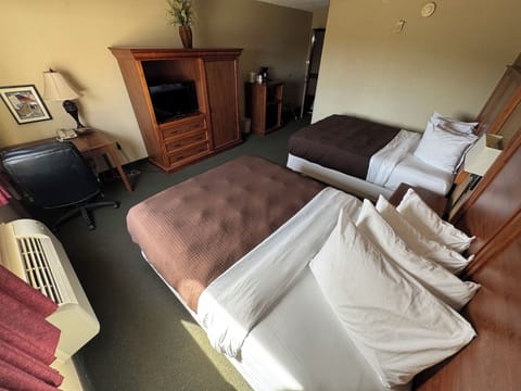 Standard Room, 2 Queen Beds, Non Smoking | Desk, iron/ironing board, free WiFi
