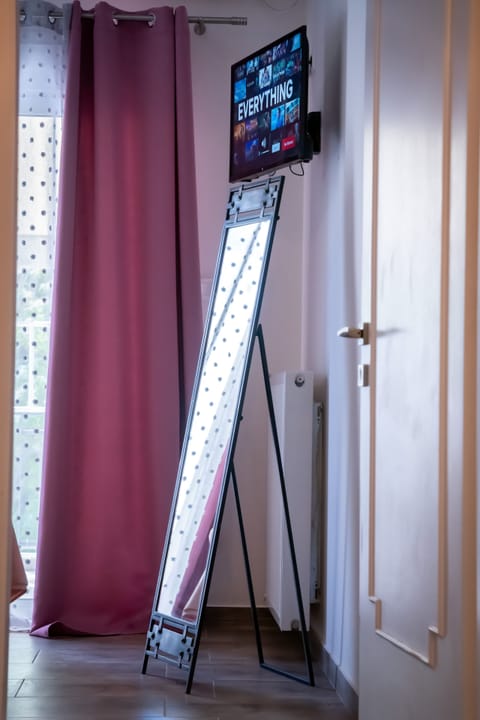 The first bedroom has a queen bed and Netflix access.

