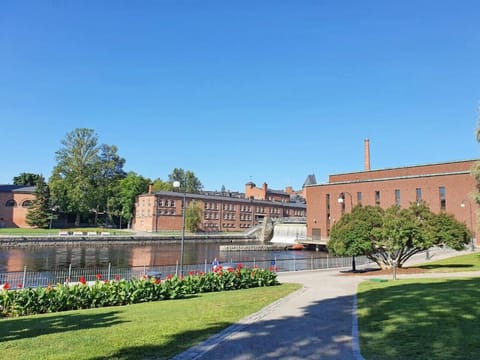 Landmark next to the building