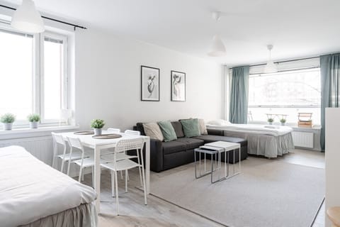 This one-bedroom apartment is located in the very center of Tampere downtown.