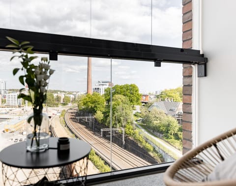Have your morning coffee while relaxing on the private balcony of your apartment