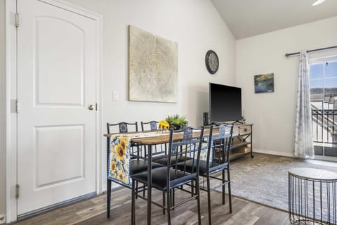 Make mealtime memories together at the dining table, seating 4