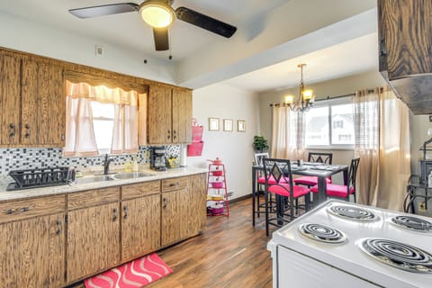 Kitchen | Main Level | Drip Coffee Maker | Microwave | Cooking Basics