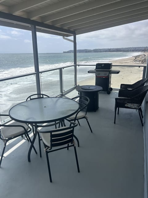 Deck include table &chairs, BBQ and two arm chairs