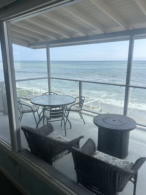 Deck include table &chairs, BBQ and two arm chairs