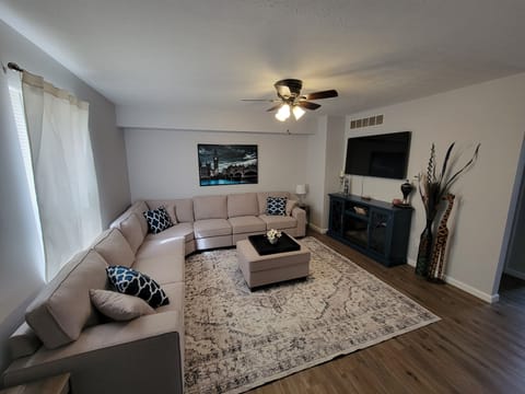 Living Room With 55" TV