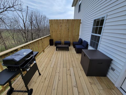 Back Deck with Outdoor Sitting Area