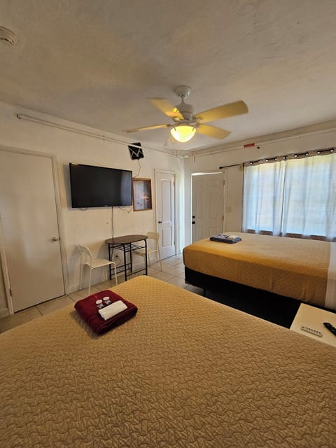 Standard Room, 2 Double Beds | Free WiFi, wheelchair access