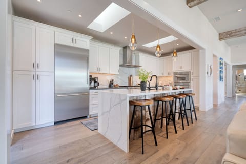 Gourmet chef's kitchen.